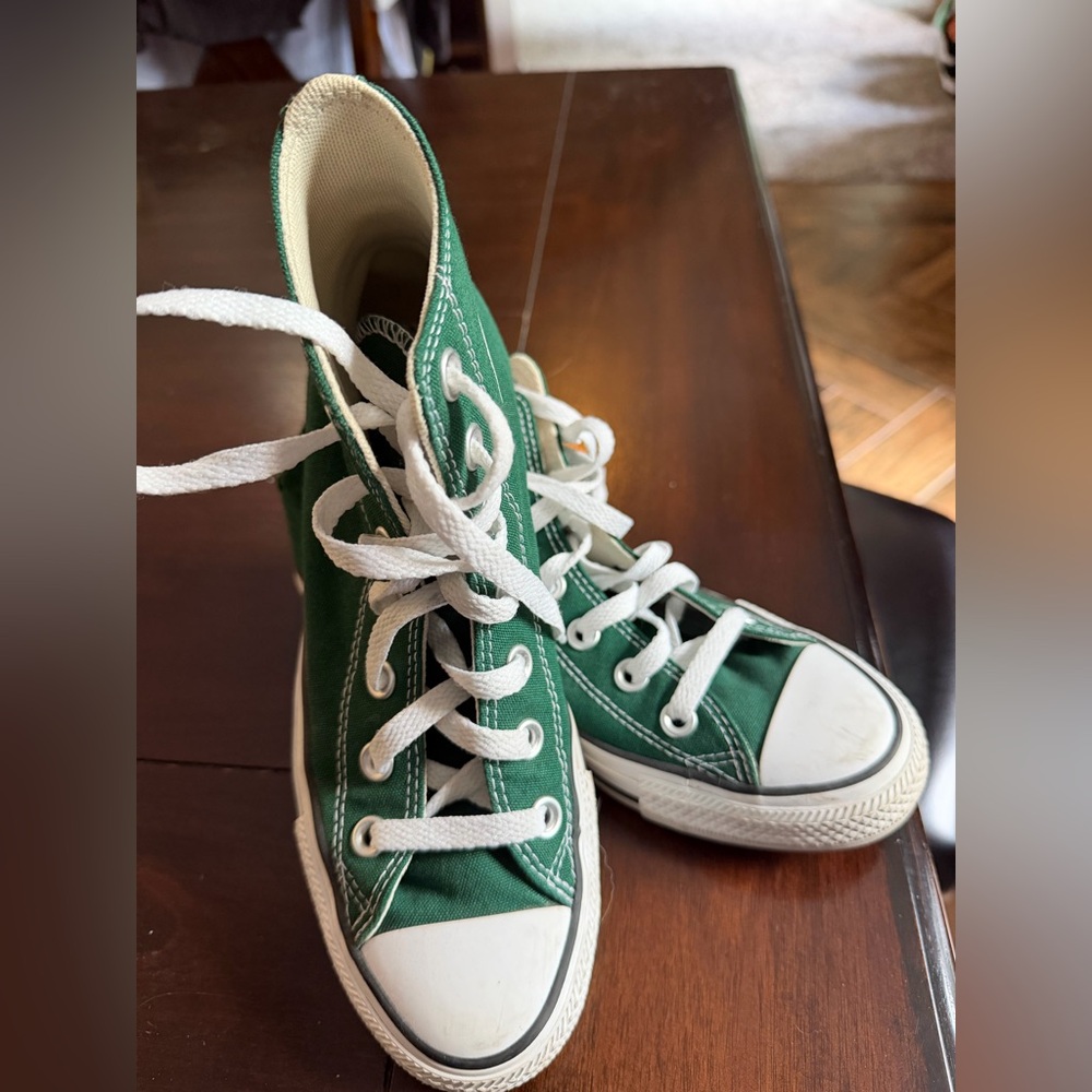 Converse All Stars. Green. Dr Scholl’s inserts. Size 6.5 $30